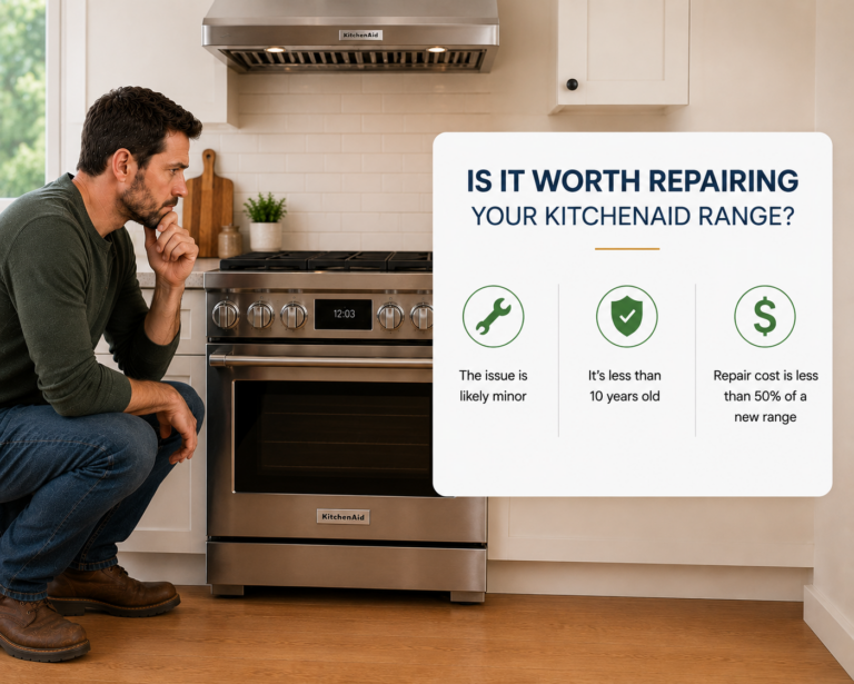 is it worth repairing kitchenaid range