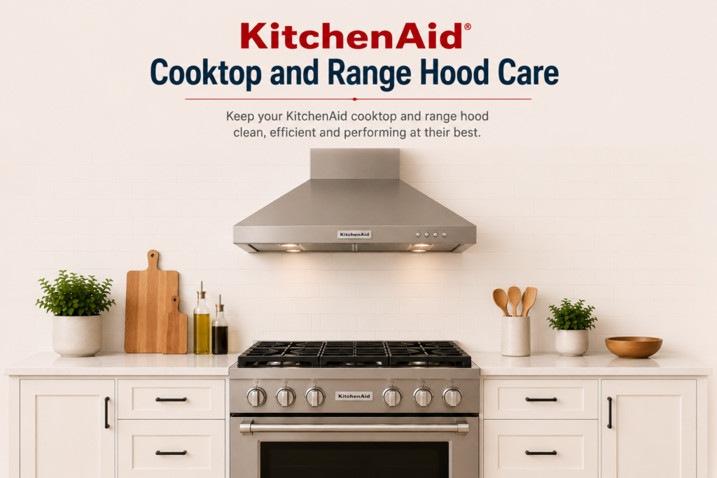 kitchenaid hood and cooktop maintenance